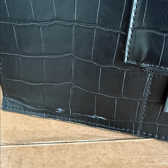 Beis Large Work Tote (Black Croc) - Picture 5 of 7